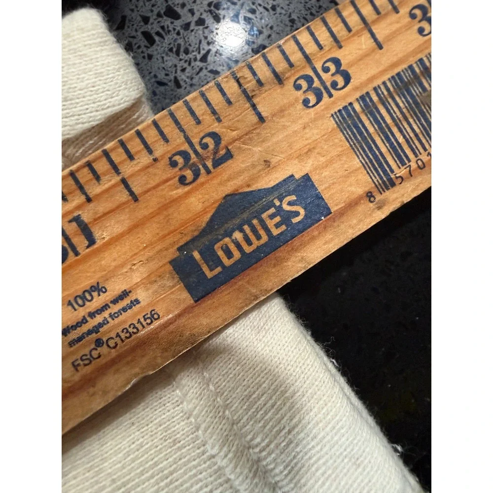 Aerie Cream Wide Leg Sweatpants Heathered Cotton Blend Fleece Lounge Pants M - Picture 5 of 7